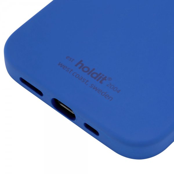 holdit iPhone 12/iPhone 12 Pro Silikonikuori Royal Blue