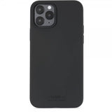holdit iPhone 12/iPhone 12 Pro -silikonikuori, musta