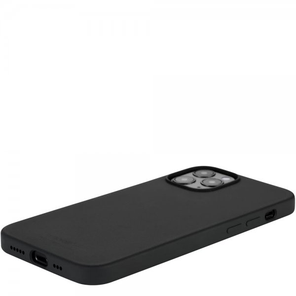 holdit iPhone 12/iPhone 12 Pro -silikonikuori, musta