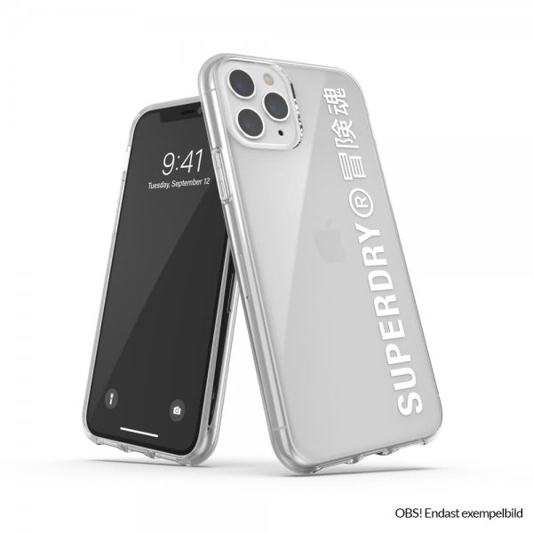 Superdry iPhone 12/iPhone 12 Pro -suojakuori Snap Case Clear Silver