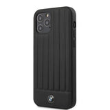 BMW iPhone 12/iPhone 12 Pro Suojakuori Vertical Lines Musta