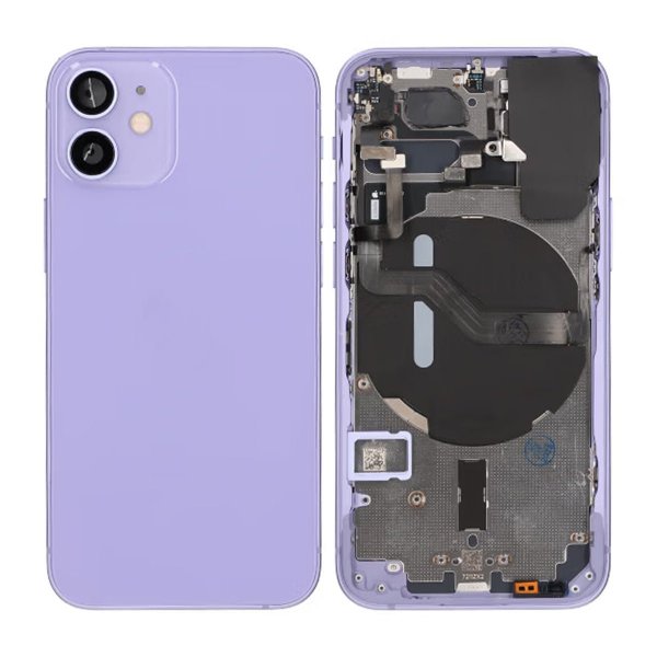 iPhone 12 Mini Takakansi täydellisenä pienosilla - violetti
