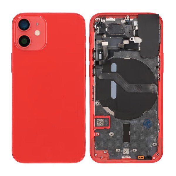 iPhone 12 Mini Takakansi sisältäen pienosat - Punainen