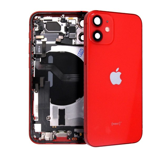 iPhone 12 Mini Takakansi täydellä rungolla - Punainen