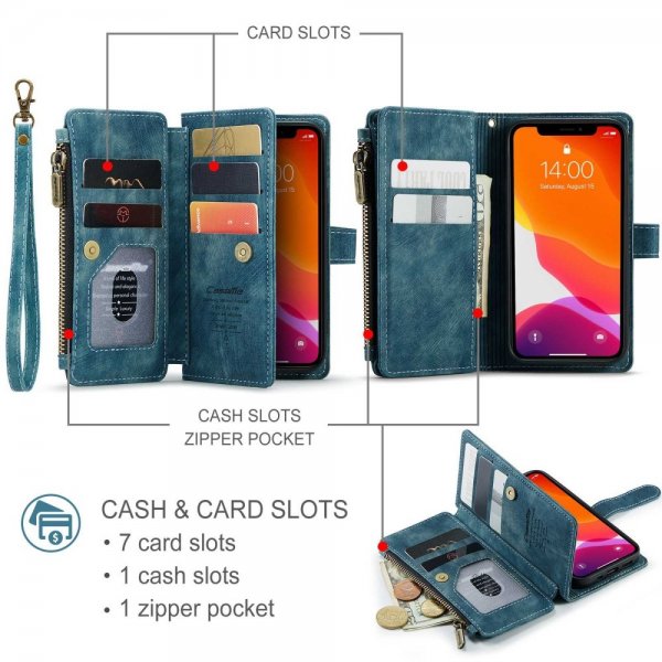 CaseMe iPhone 12 Mini -suojakuori C30 Series Sininen