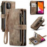 CaseMe iPhone 12 Mini -suojakotelo C30 Series, ruskea