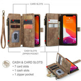 CaseMe iPhone 12 Mini -suojakotelo C30 Series, ruskea