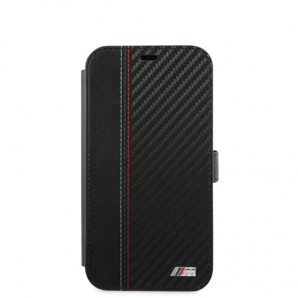 BMW iPhone 12 Mini Kotelo Dynamic Carbon Musta