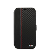BMW iPhone 12 Mini Kotelo Dynamic Carbon Musta