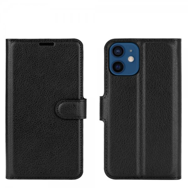 iPhone 12 Mini Litsi Musta Kotelo