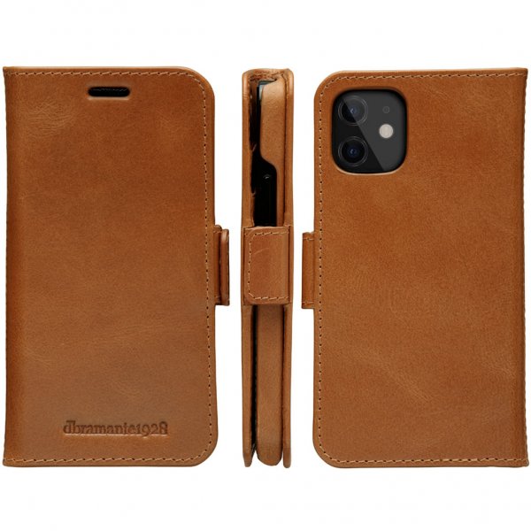dbramante1928 iPhone 12 Mini Kotelo Lynge Irrotettava Kuori Tan