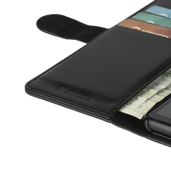 Krusell iPhone 12 Mini Kotelo PhoneWallet Musta