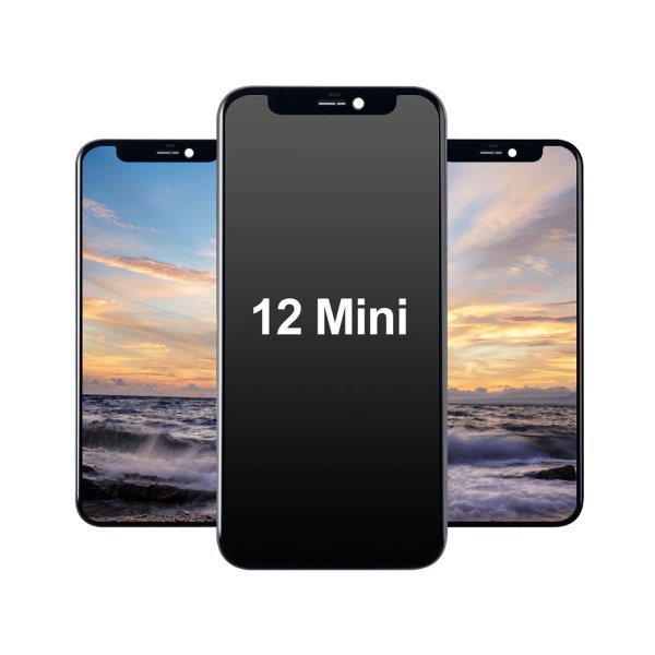 iPhone 12 Mini In-Cell LCD-näyttö - Musta