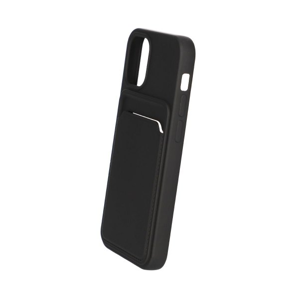 iPhone 12 Mini Kuori Korttiteline Musta