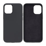 Rvelon iPhone 12 Mini Kuori Silikoni Musta