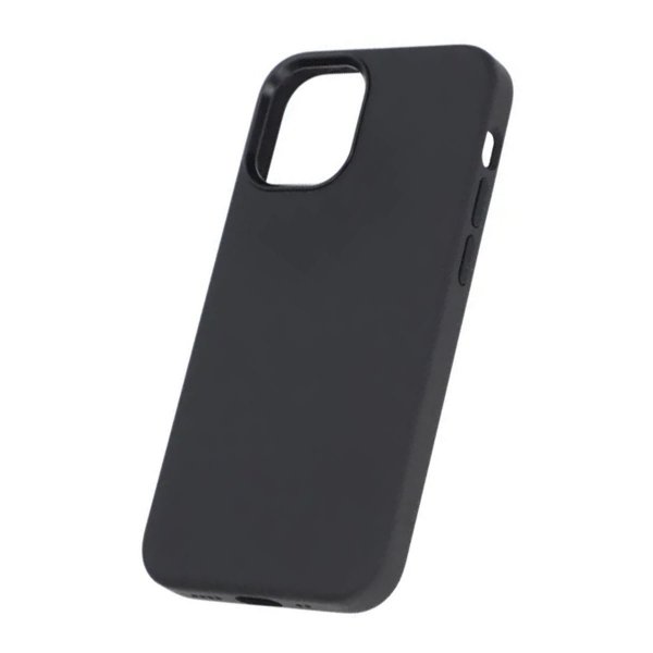 Rvelon iPhone 12 Mini Kuori Silikoni Musta