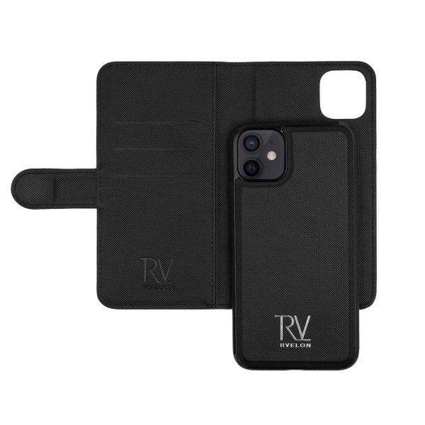 Rvelon iPhone 12 Mini Kotelo Magneettinen Irrotettava Kuori Musta