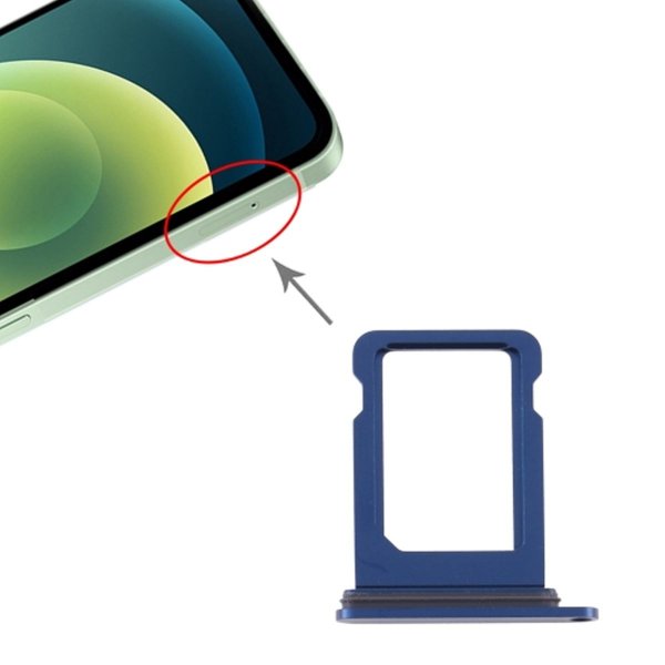 iPhone 12 Mini SIM-kortin pidike - Sininen