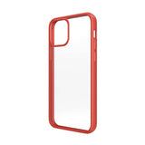 PanzerGlass iPhone 12 Mini ClearCase Color -suojakuori, mandariininpunainen