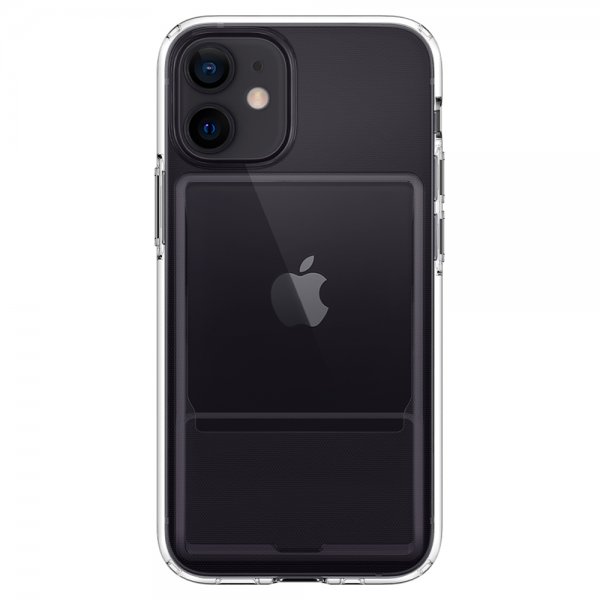 Spigen iPhone 12 Mini -kuori Crystal Slot Crystal Clear
