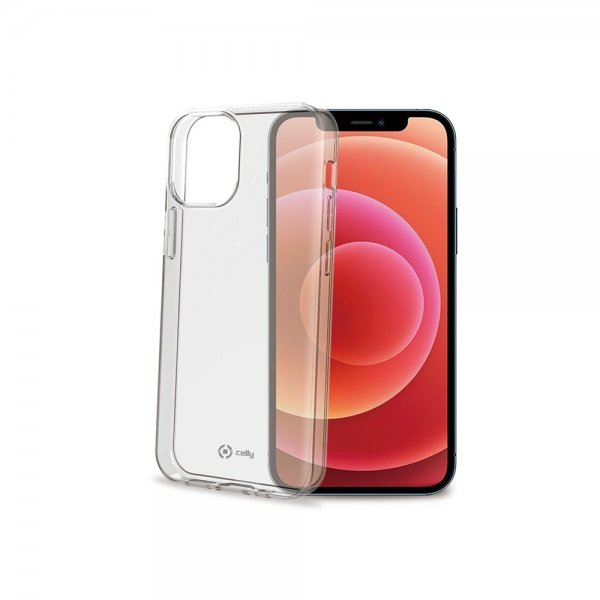 Celly iPhone 12 Mini -kuori GELSKIN Läpinäkyvä