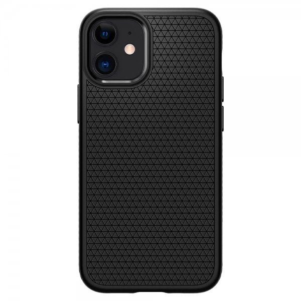 Spigen iPhone 12 Mini -kuori, Liquid Air, mattamusta