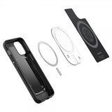 Spigen iPhone 12 Mini Kuori Mag Armor Matta Musta