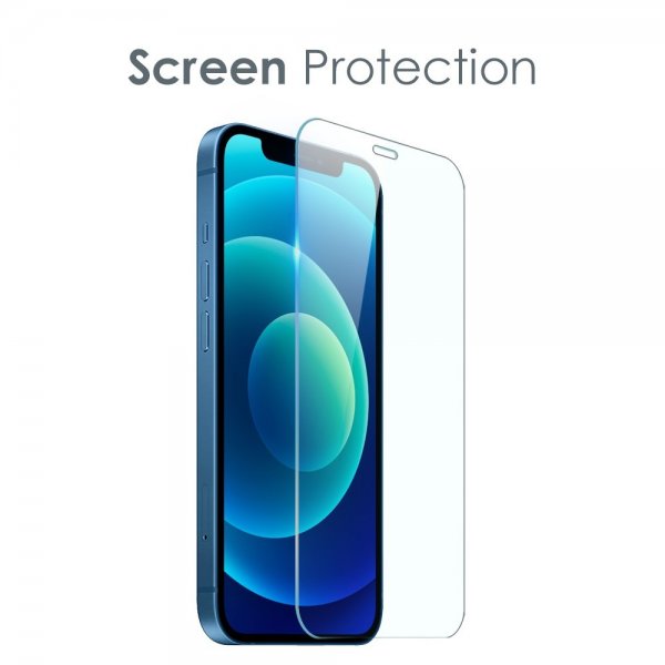 Northjo iPhone 12 Mini Kuori, jossa näytönsuoja ja kameransuoja 3-in-1