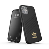 Adidas iPhone 12 Mini Kuori Moulded Case PU Premium Musta
