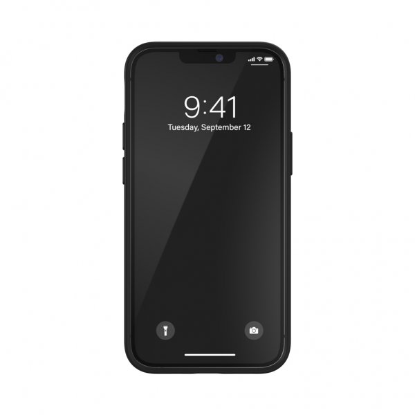 Adidas iPhone 12 Mini Kuori Moulded Case PU Premium Musta