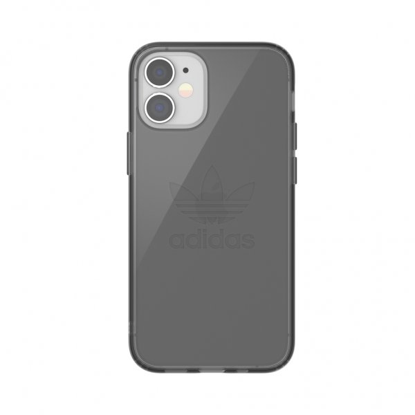 Adidas iPhone 12 Mini Kuori Protective Clear Case Musta