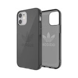 Adidas iPhone 12 Mini Kuori Protective Clear Case Musta