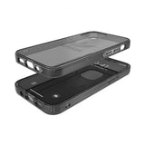 Adidas iPhone 12 Mini Kuori Protective Clear Case Musta
