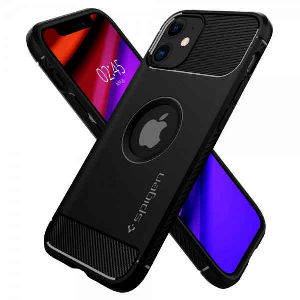 Spigen iPhone 12 Mini Kuori Rugged Armor Mattamusta