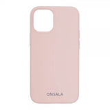 Onsala iPhone 12 Mini Silikonikuori Hiekka Pinkki