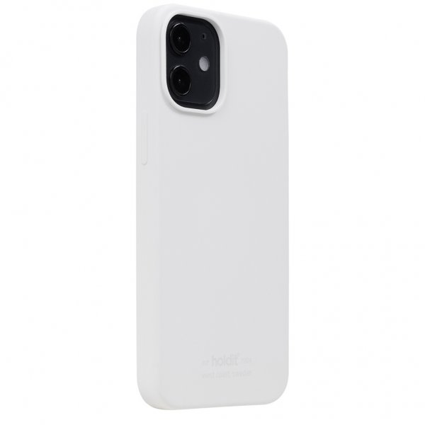 holdit iPhone 12 Mini Silikonikuori Valkoinen