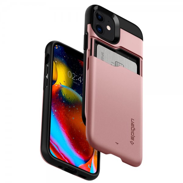 Spigen iPhone 12 Mini Kuori Slim Armor CS Ruusukulta