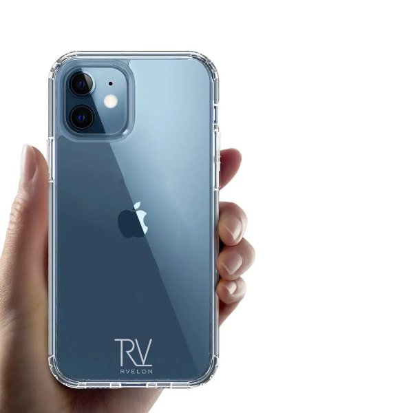 Rvelon iPhone 12 Mini Kuori Iskunkestävä Läpinäkyvä