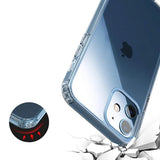 Rvelon iPhone 12 Mini Kuori Iskunkestävä Läpinäkyvä