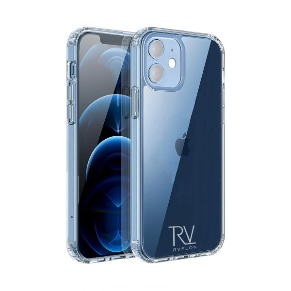 Rvelon iPhone 12 Mini Kuori Iskunkestävä Läpinäkyvä