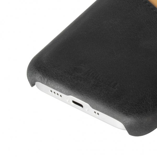 Krusell iPhone 12 Mini Suojakuori Sunne CardCover Vintage Black