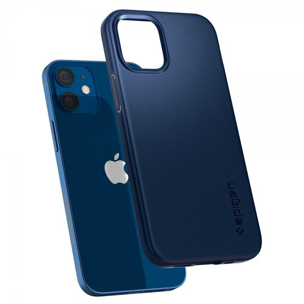 Spigen iPhone 12 Mini Kuori Thin Fit Navy Blue