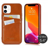 KAVAJ iPhone 12 Mini -kotelo Tokyo, ruskea