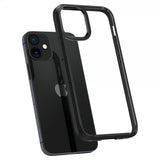 Spigen iPhone 12 Mini Kuori Ultra Hybrid Matta Musta