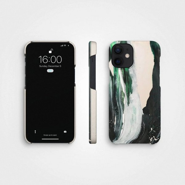 agood company iPhone 12 Mini Kuori Kasvipohjainen Green Paint
