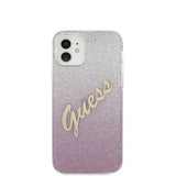 Guess iPhone 12 Mini Kuori Vintage Gradient Pinkki