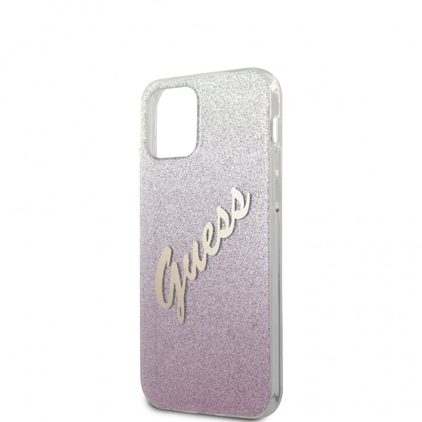 Guess iPhone 12 Mini Kuori Vintage Gradient Pinkki
