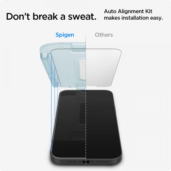 Spigen iPhone 12 Mini Näytönsuoja GLAS.tR EZ Fit 2-pakkaus