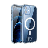 Rvelon iPhone 12 Mini Kuori TPU MagSafe Läpinäkyvä