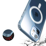 Rvelon iPhone 12 Mini Kuori TPU MagSafe Läpinäkyvä